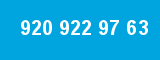 920 922 97 63 920 922 97 63